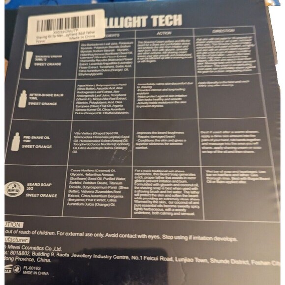 Fullight Tech Shaving Kit NIB - Picture 3 of 3